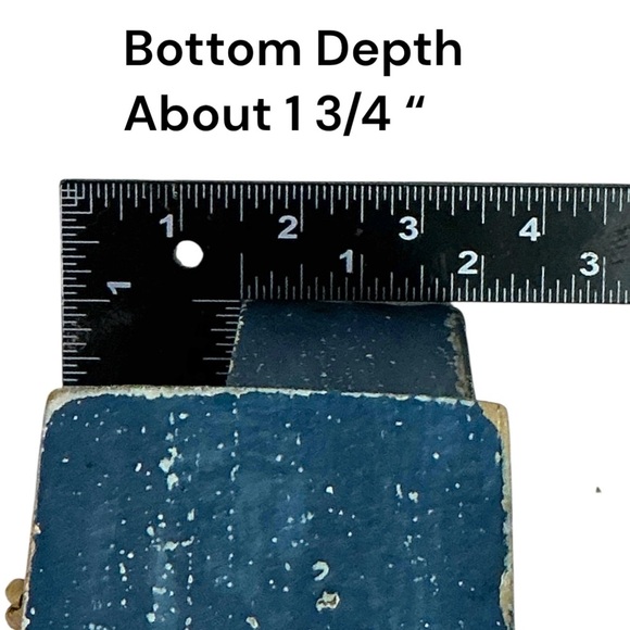 Nautical Boathouse Key Holder Wood Wall Decor or Freestand Rustic Blue White - Picture 5 of 16